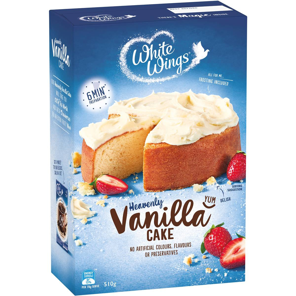 White Wings Heavenly Vanilla Cake 510g