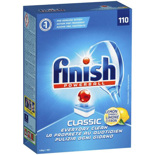 Finish Classic Everyday Clean Lemon Sparkle 110 pack