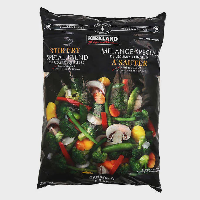 Kirkland Signature Stir-Fry Vegetable Blend 2.5kg