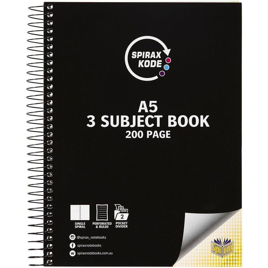 Spirax Kode 3 Subject Book 200 page