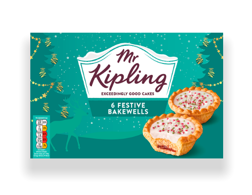 Mr Kipling Festive Bakewells 230g