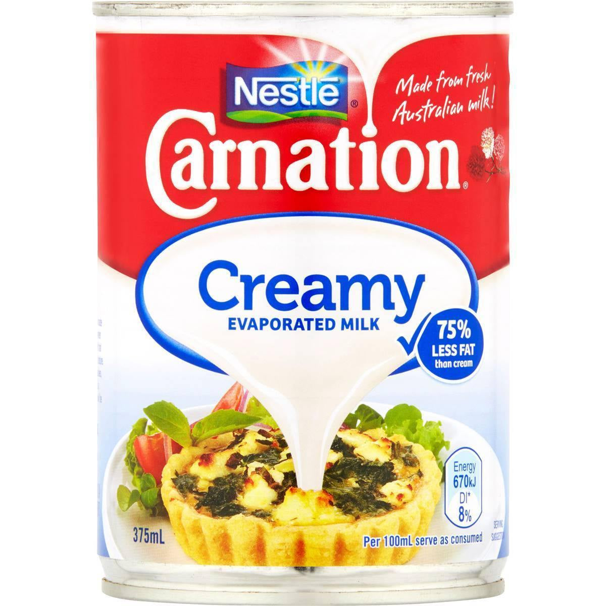 Nestle Carnation Creamy Evaporated Milk 375mL