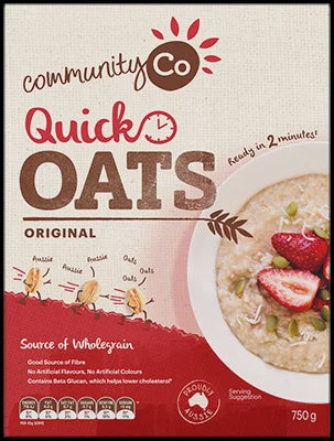 Community Co Rolled Oats Original 750g