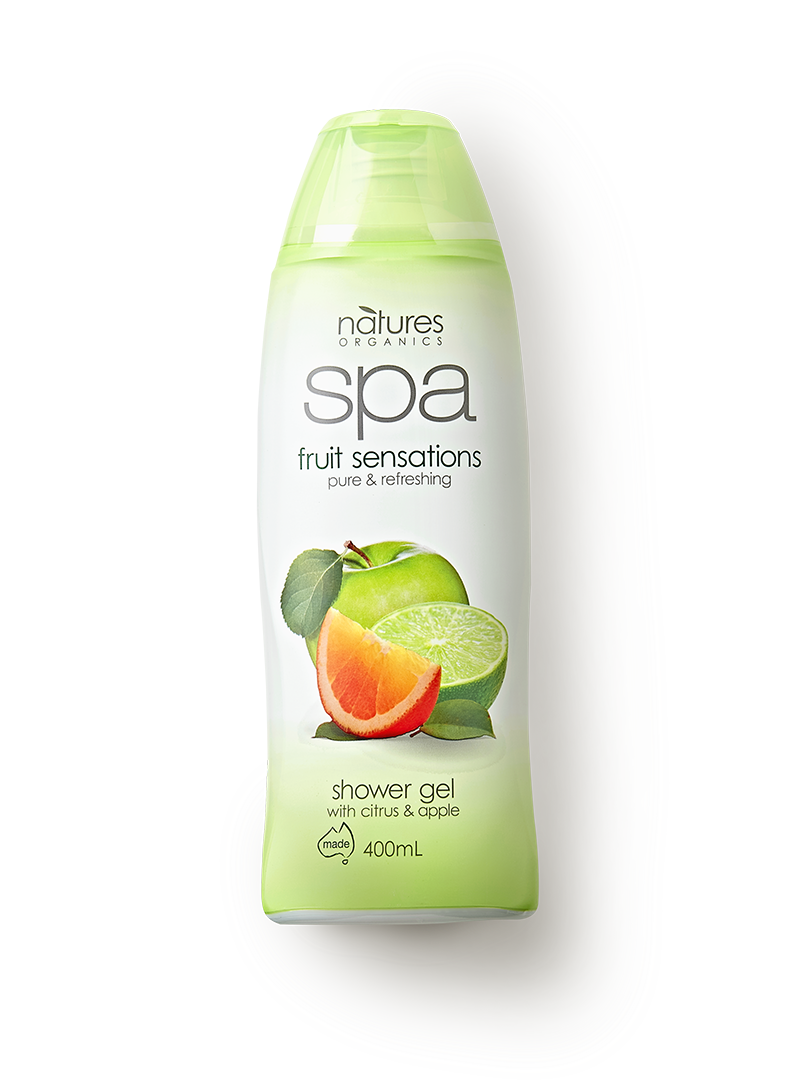 Natures Organics Fruit Sensations Shower Gel with Citrus and Apple400mL