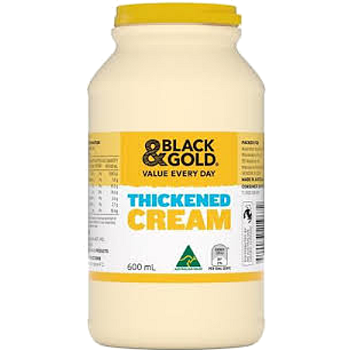 Black and Gold Thickened Cream 600mL