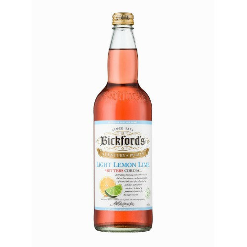 Bickfords Light Lemon Lime and Bitters Cordial 750mL