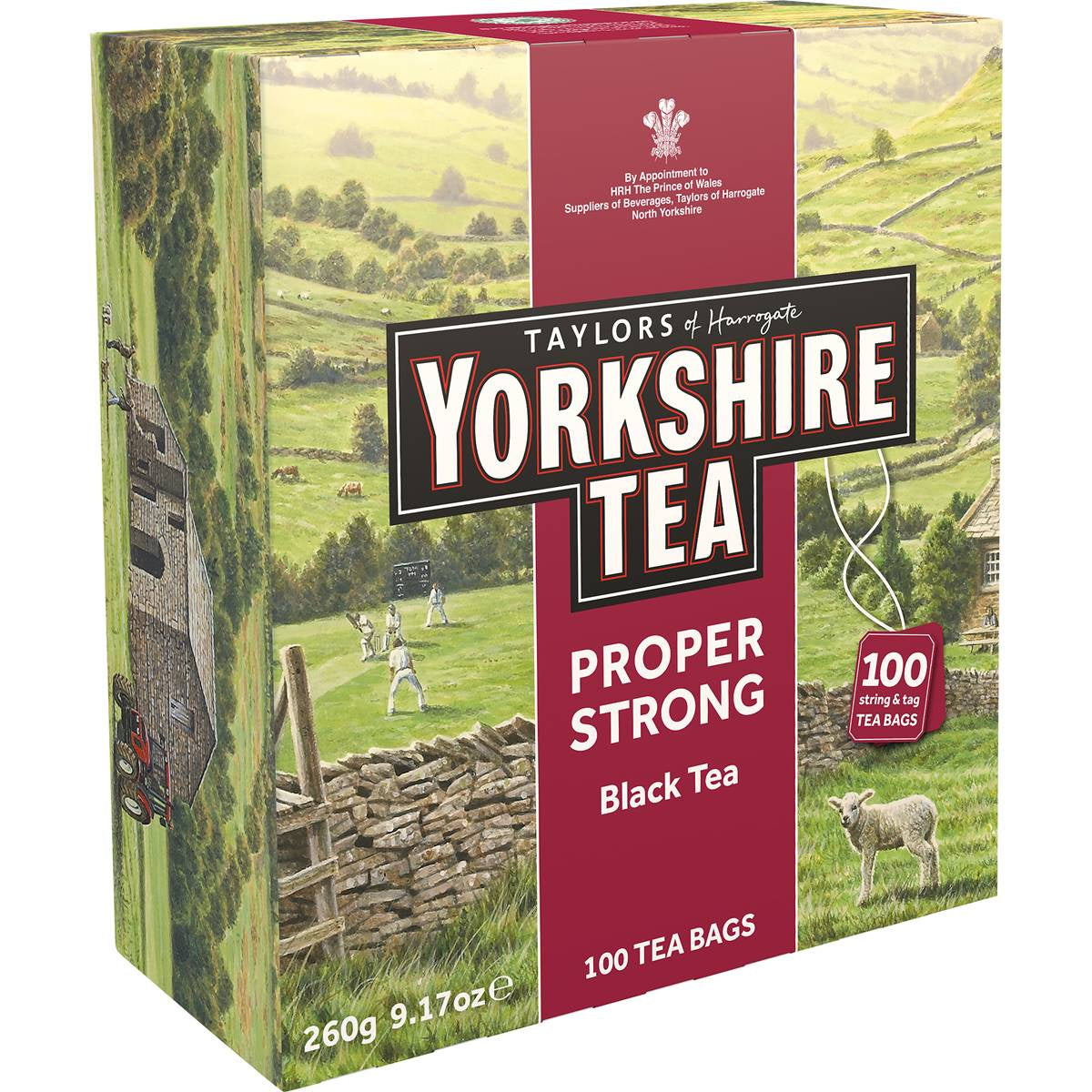 Taylors of Harrogate Yorkshire Tea Proper Strong Black Tea 100 bags