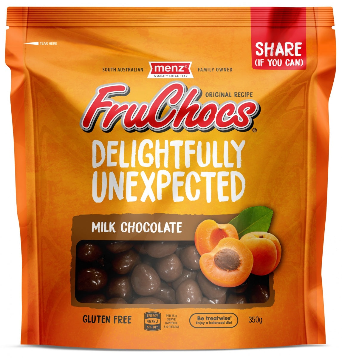 Menz FruChocs 150g