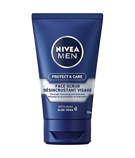 Nivea Men Exfoliating Face Scrub + Aloe Vera 125ml