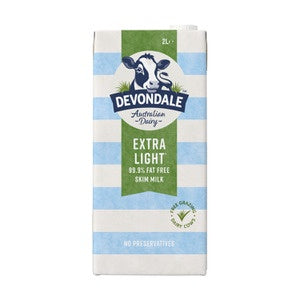 Devondale Long Life Skim Milk 2L