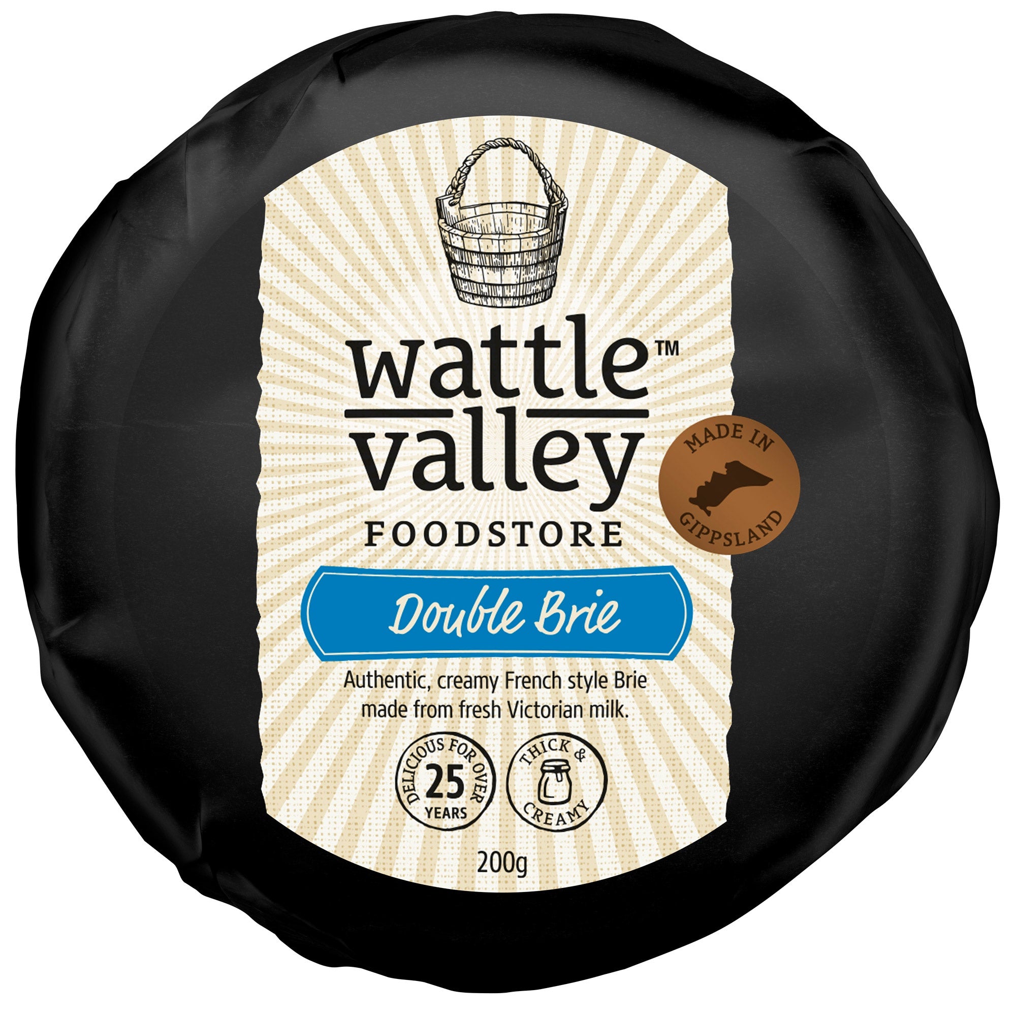 Wattle Valley Double Brie 110g