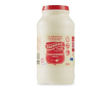 Farmdale Fresh Thickened Cream 600mL