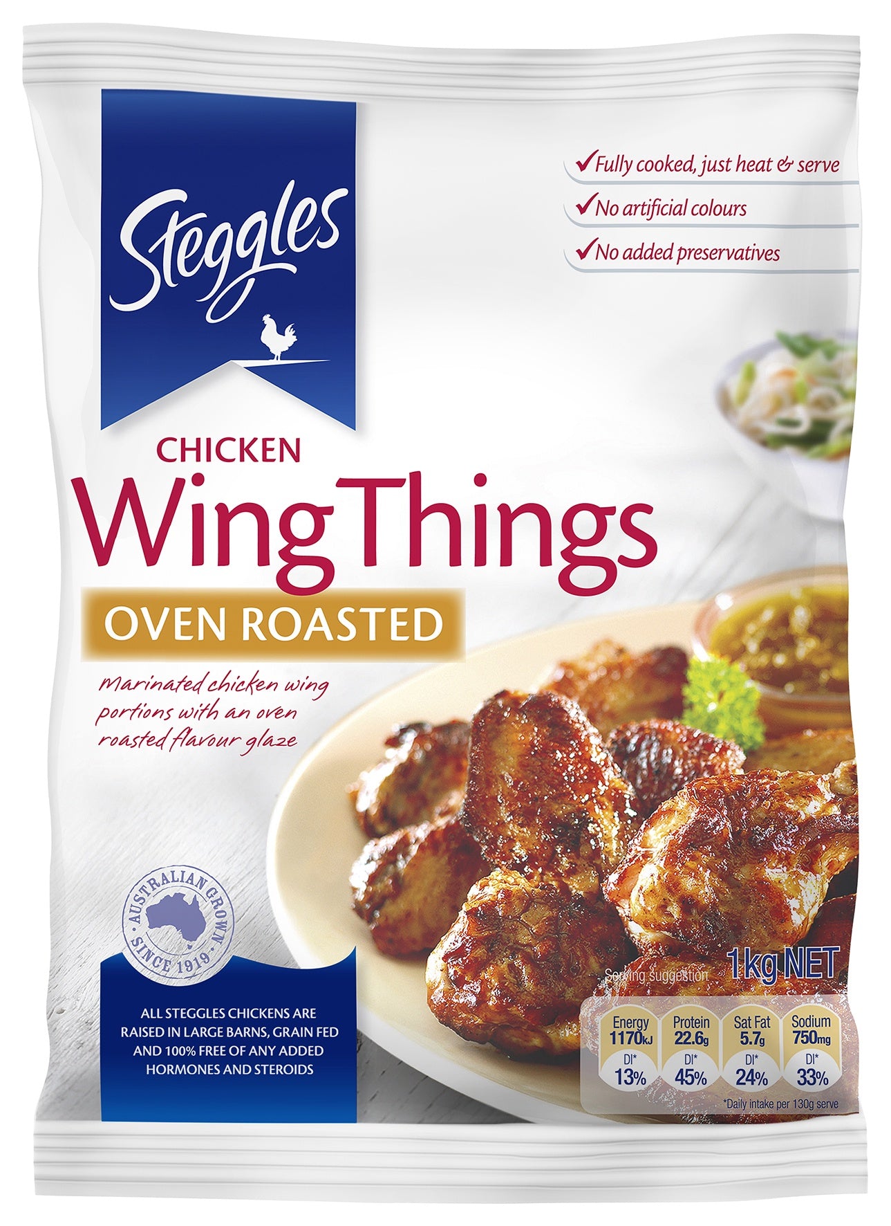 Steggles Buttermilk Wings 1kg