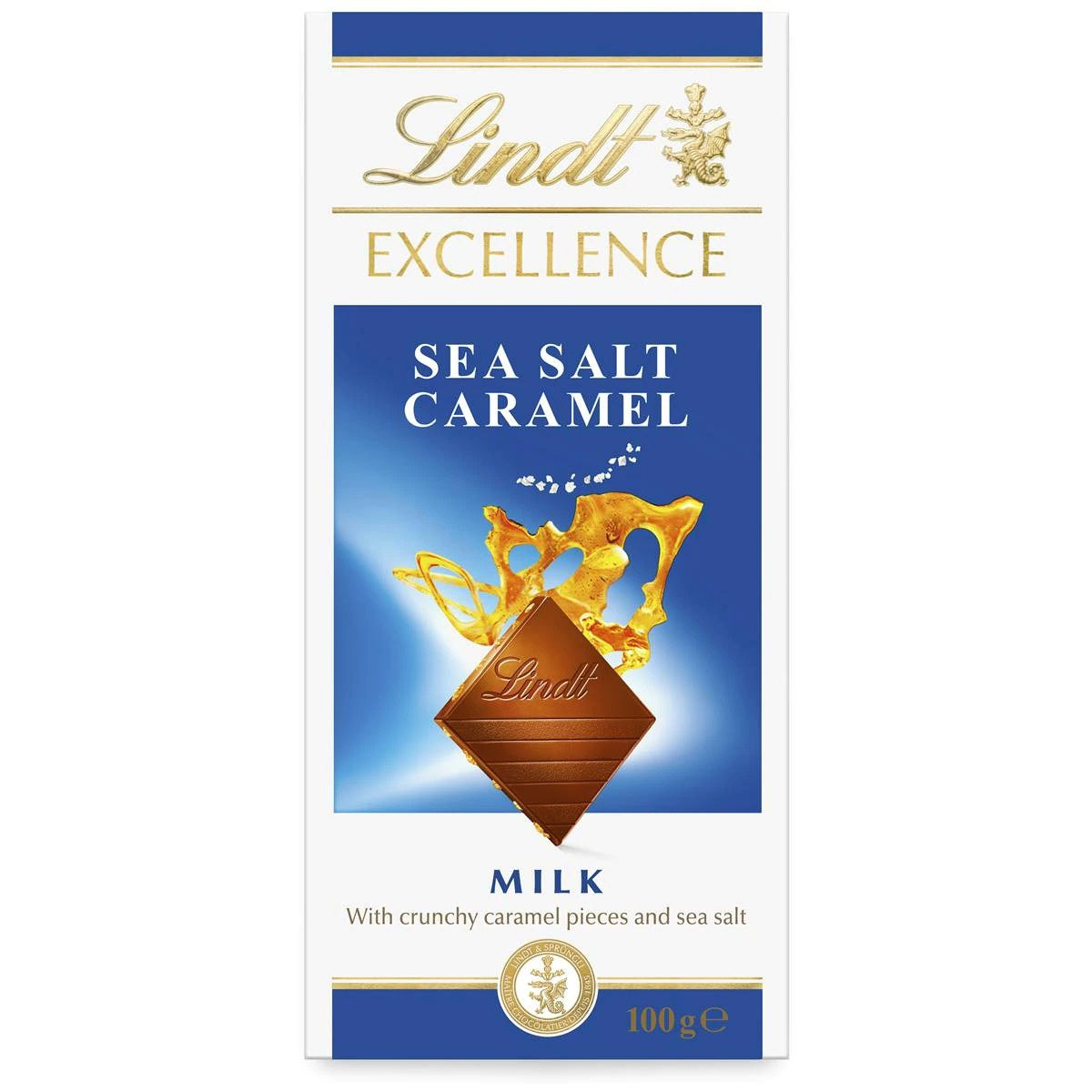 Lindt Excellence Sea Salt and Caramel Milk 100g