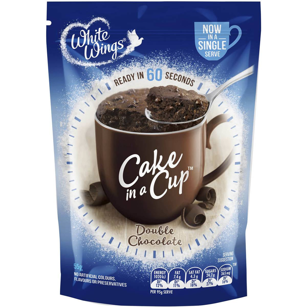 White Wings Double Chocolate  55g