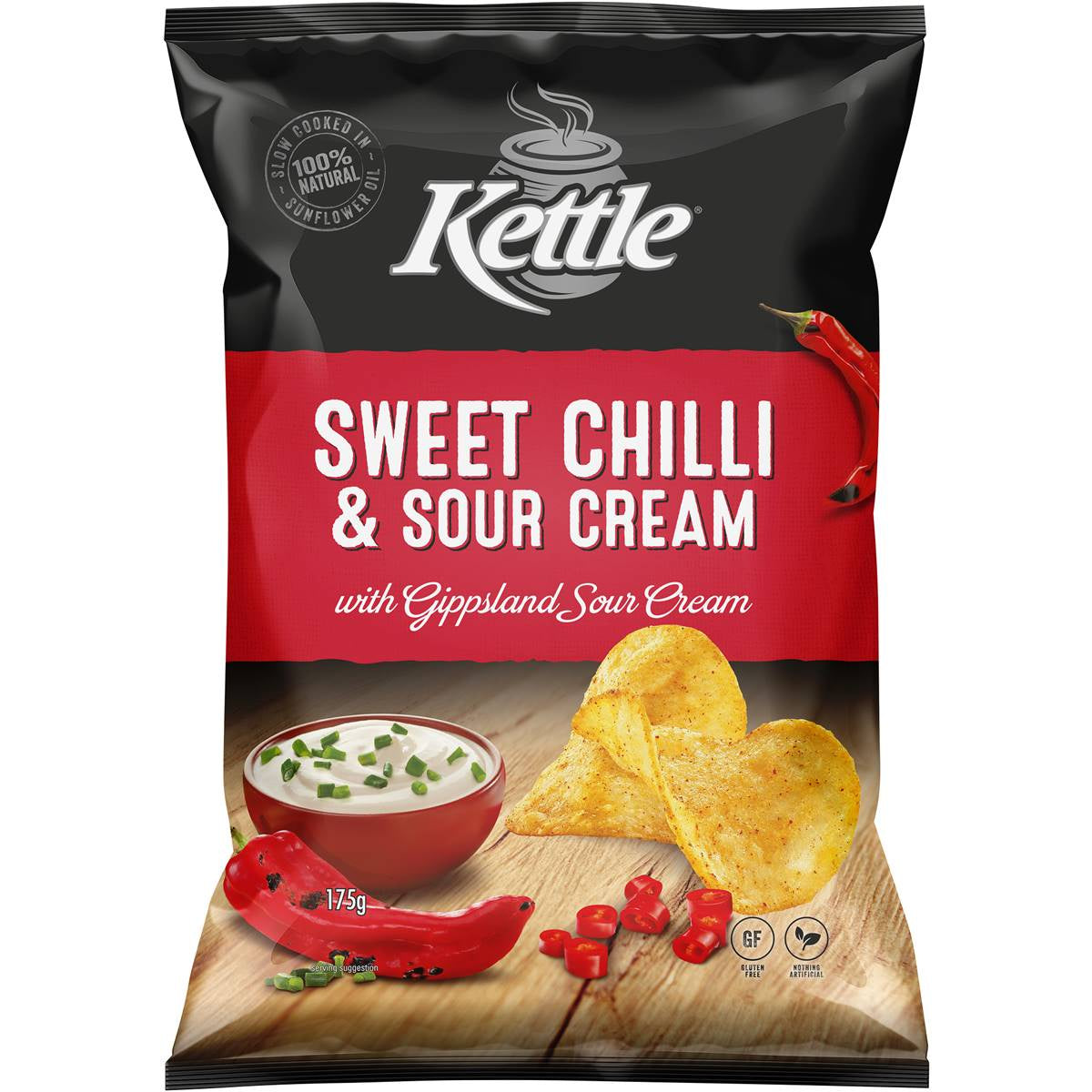 Kettle Sweet Chilli and Sour Cream Chips 165g