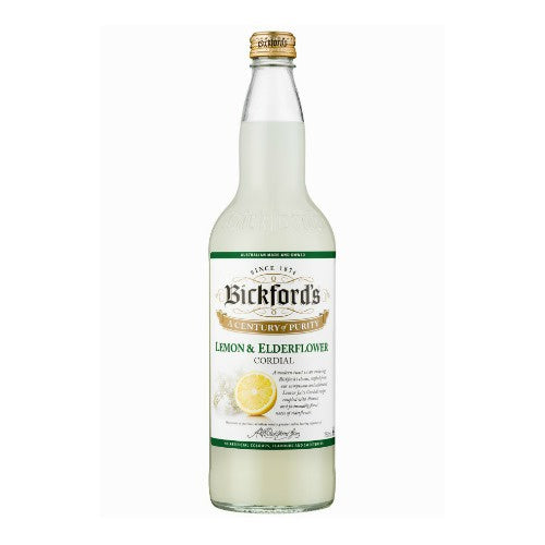 Bickfords Lemon and Elderflower Cordial 750mL