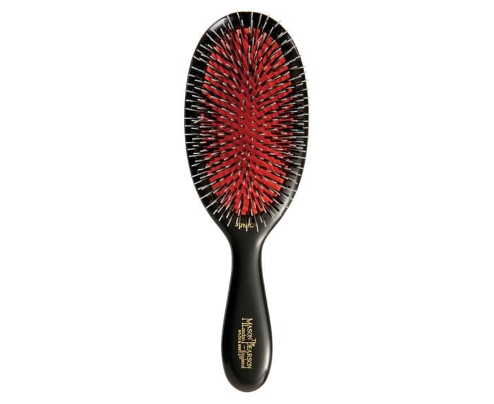 Mason Pearson Junior Bristle and Nylon Brush Dark Ruby