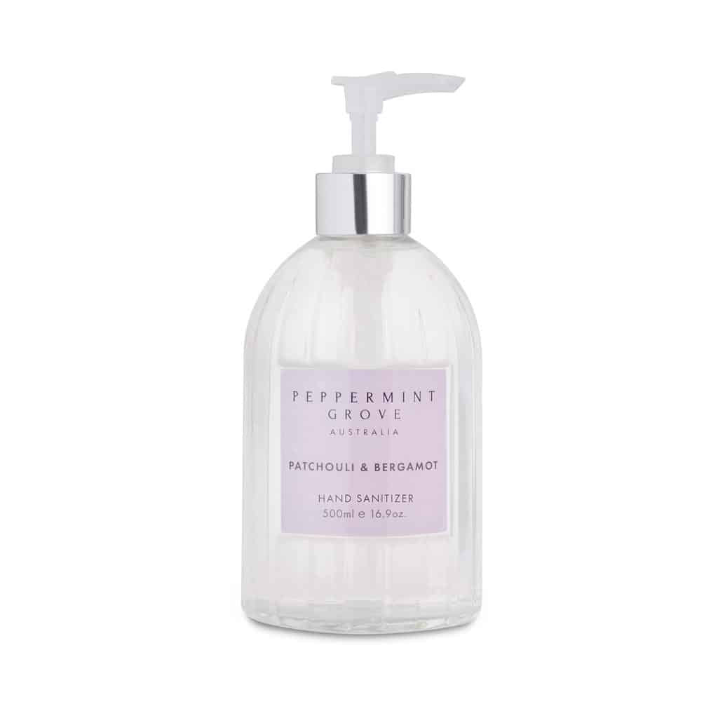 PGA Hand Sanitizer Patchouli and Bergamot 500mL