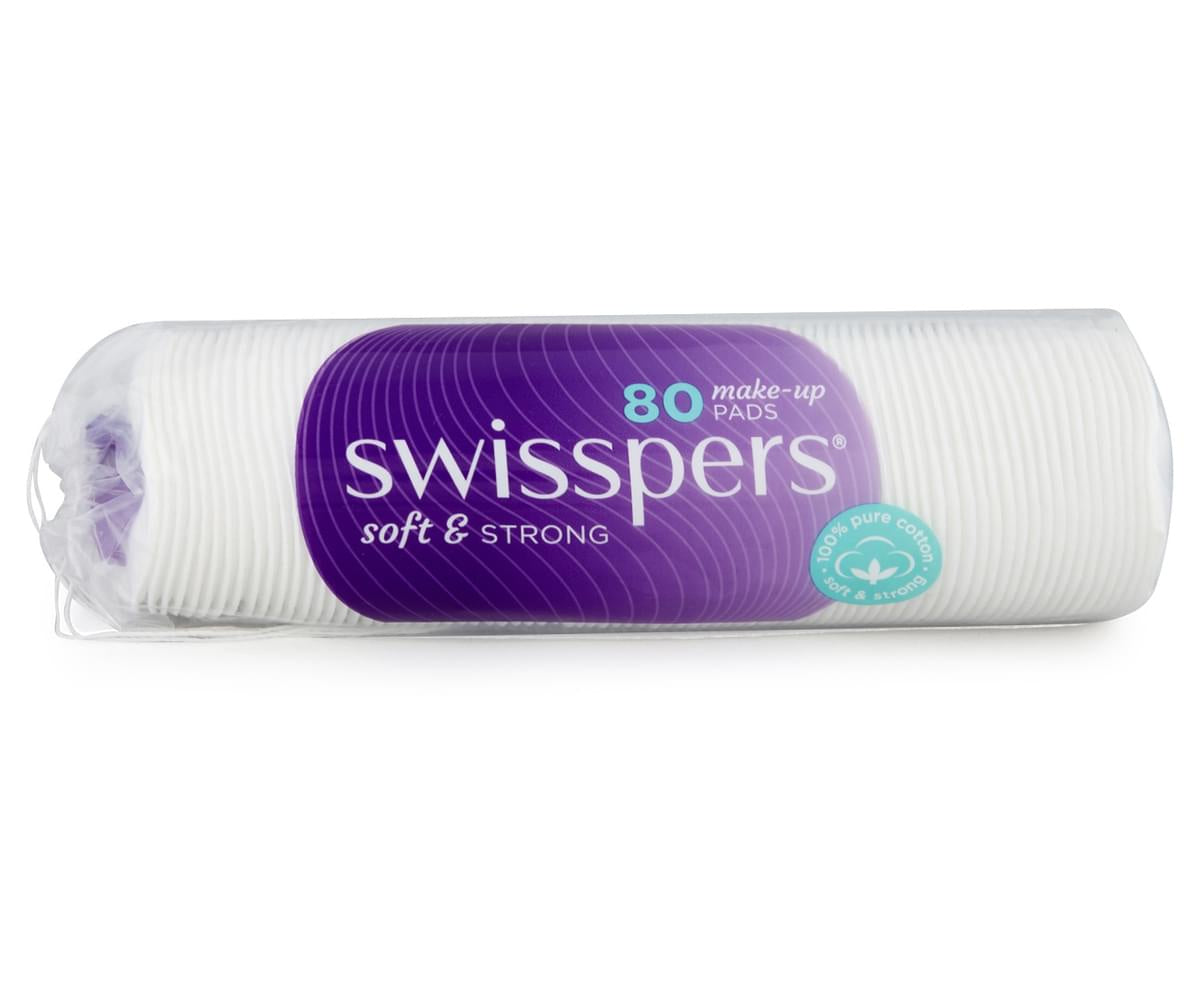 Swisspers Make-Up Pads 80pk