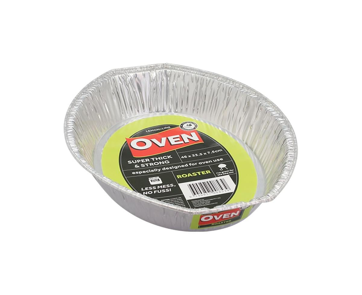 Lemon and Lime Heavy Duty Oval Foil Roasting Tray