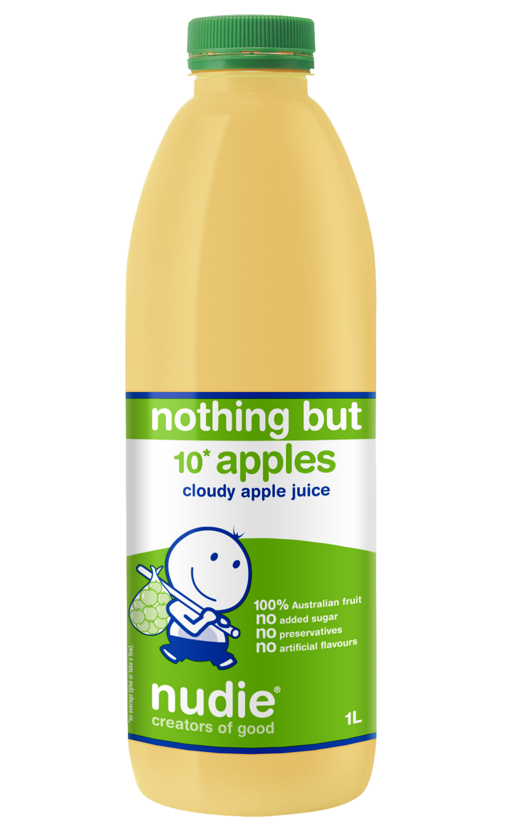 Nudie Nothing But Cloudy Apple Juice 1L