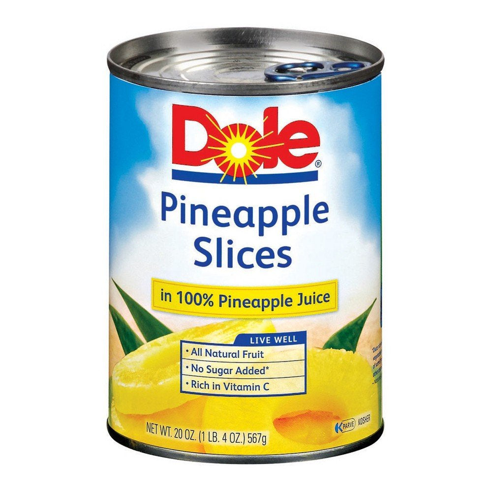 Dole Pineapple Slices in Juice 567g