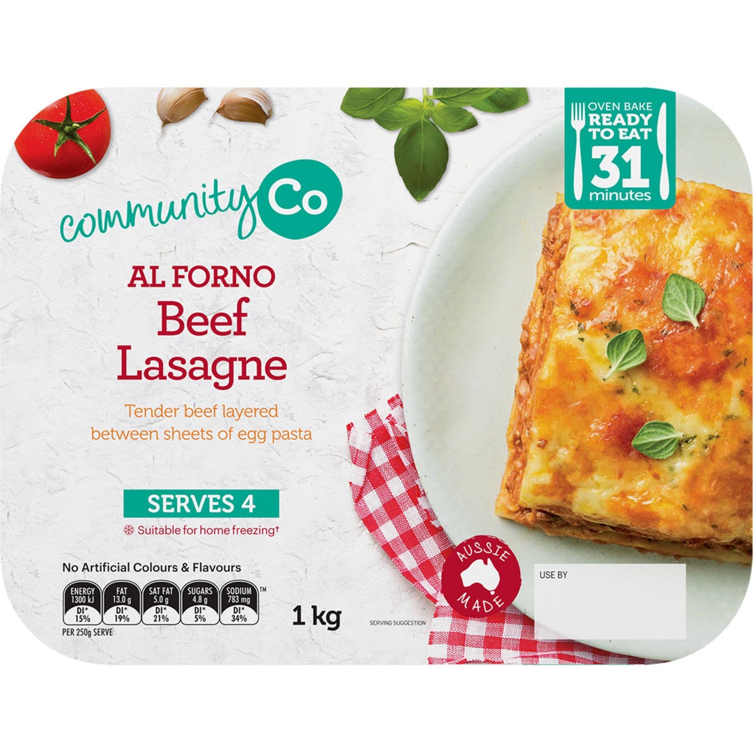 Community & Co Al Forno Beef Lasagne 1kg