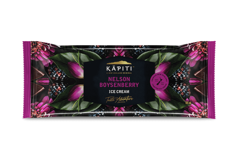 Kapiti Nelson Boysenberry Ice Cream 4pk