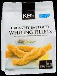 KB,s Crunchy Battered Whiting Fillet 1.5kg