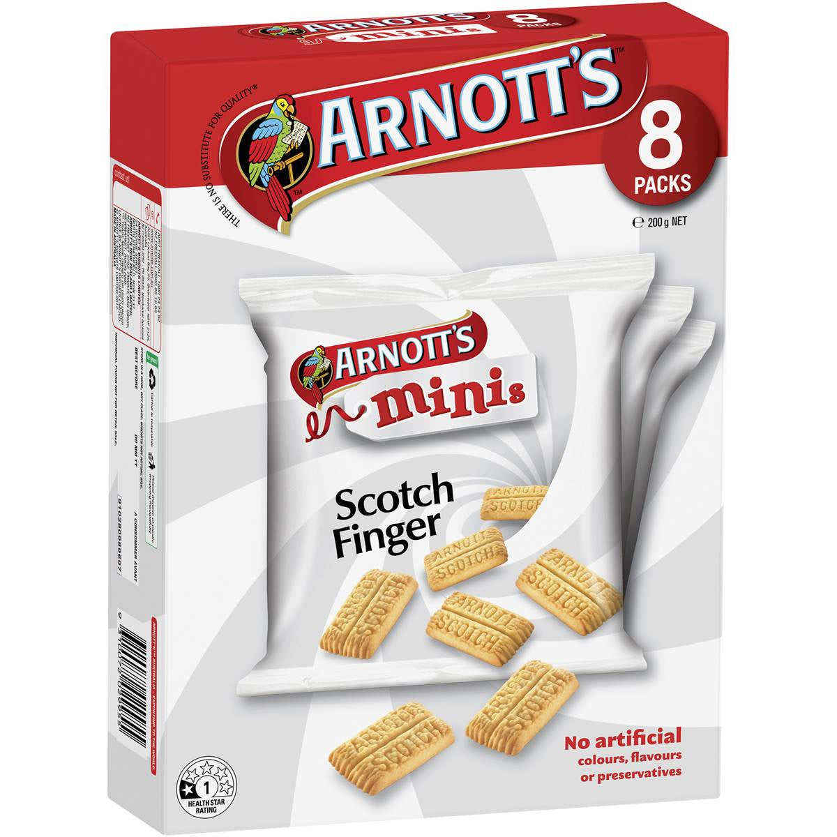 Arnott's Mini Scotch Finger 8 pack