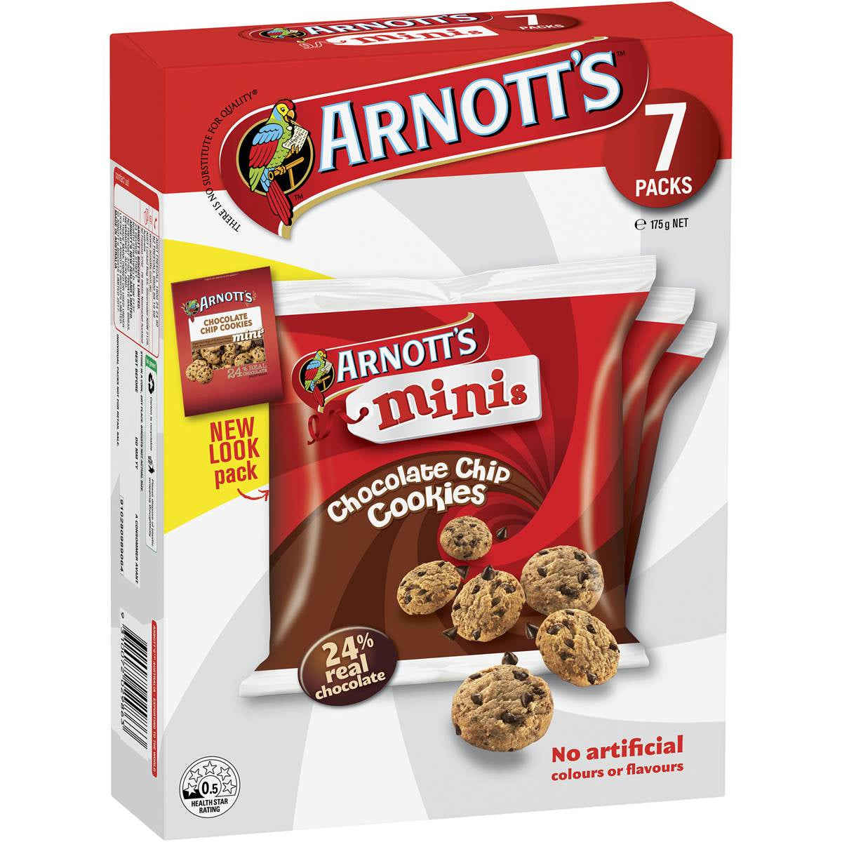 Arnott's Mini Choc Chip Cookies 7 pack