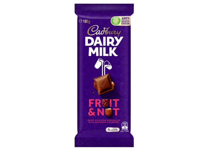 Cadbury Dairy Milk Fruit and Nut 150g