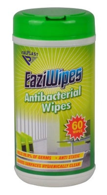 Eazi Wipes Antibacterial Wipes 60 pack