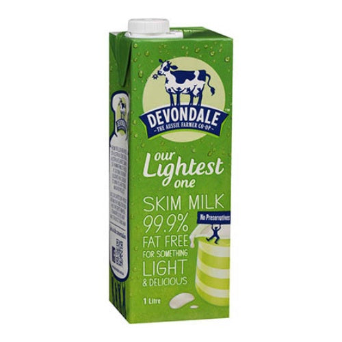 Devondale Long Life Skim Milk 1L