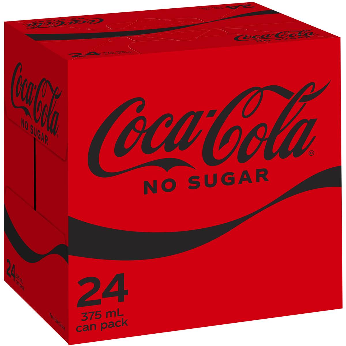 Coca-Cola No Sugar 24 x 375mL