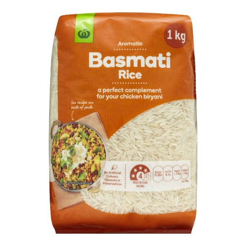 Woolworths Basmati Rice 1kg