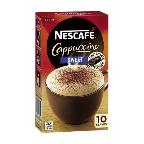 Nescafe Cappuccino Sweet Sachet 10 pack