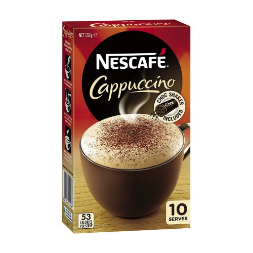 Nescafe Cappuccino Sachet 10 pack