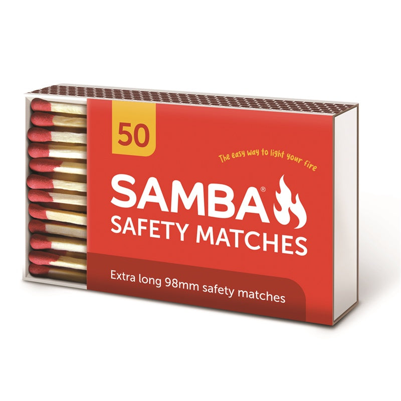 Samba BBQ Safety Matches 90mm 50 pack