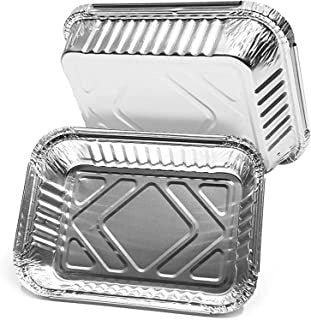 Foil Tray Small Square with Lid #7313 10 pack