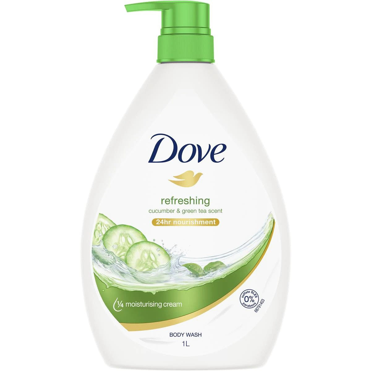 Dove Body Wash Cucumber and Green Tea 1L