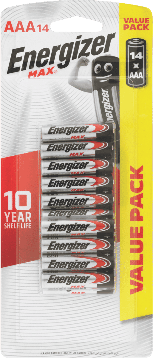 Energizer Max Batteries Value AAA 14 pack