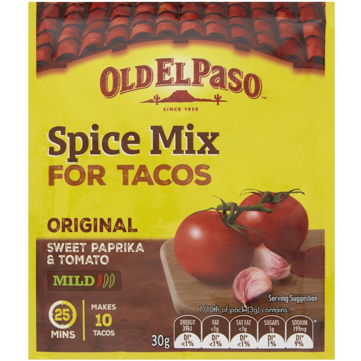 Old El Paso Spice Mix for Tacos 30g