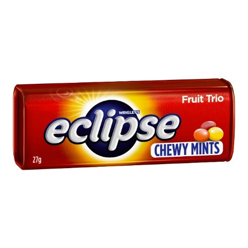 Wrigley's Eclipse Chewy Mints Fruit Trio 27g