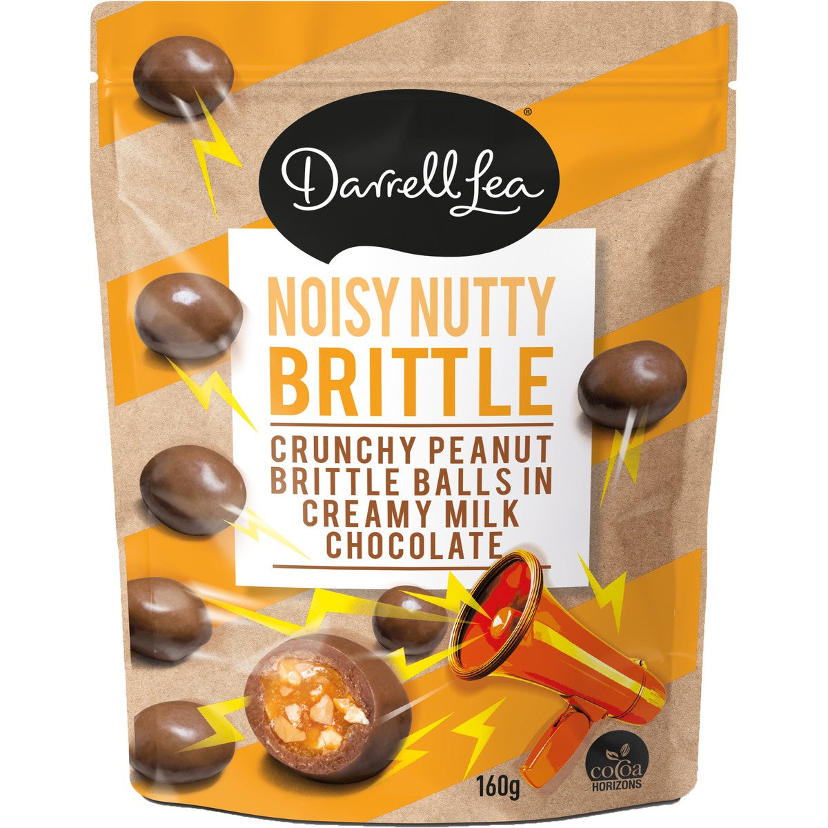 Darrell Lea Noisy Nutty Brittle 160g