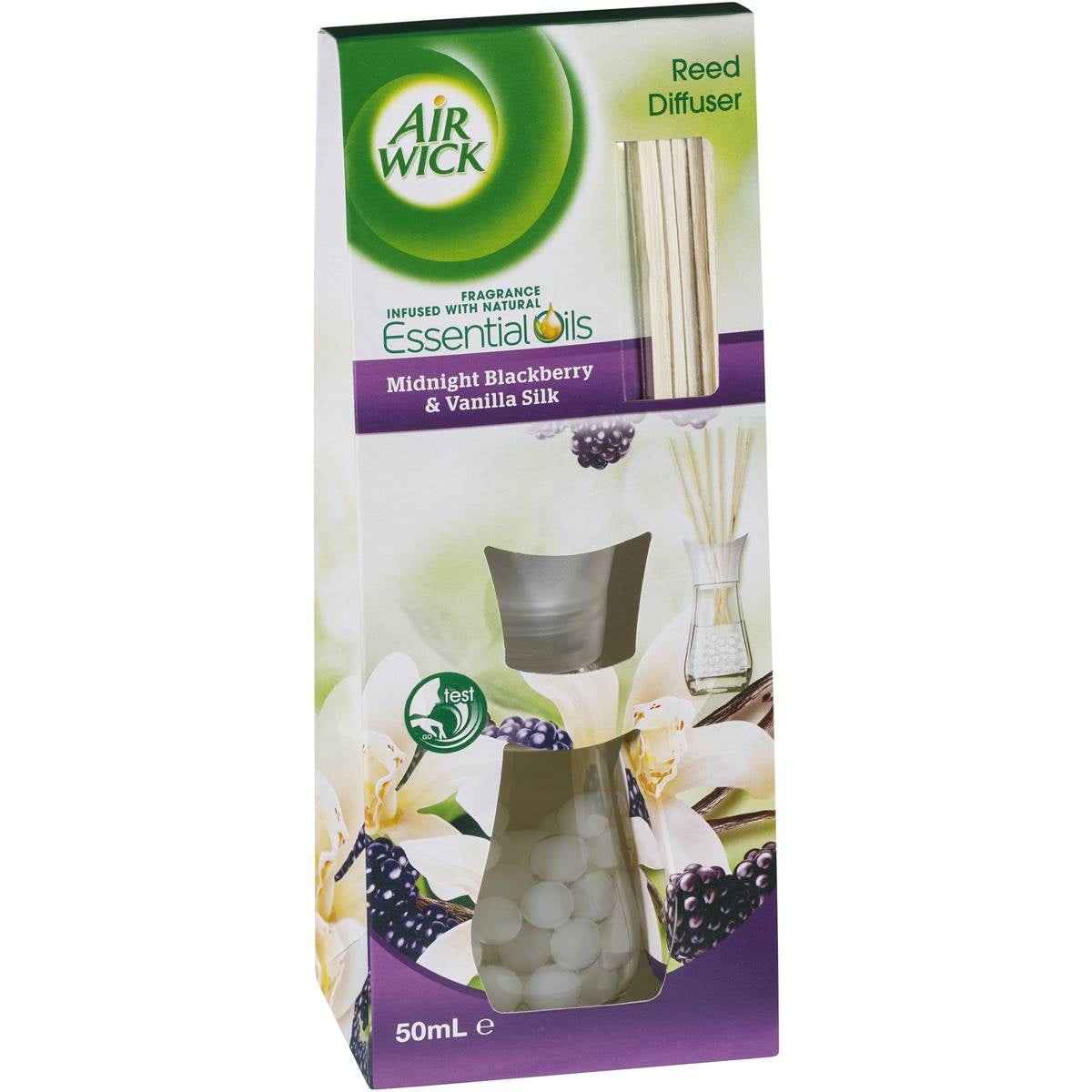 Airwick Reed Diffuser Midnight Blackberry and Vanilla Silk 50mL