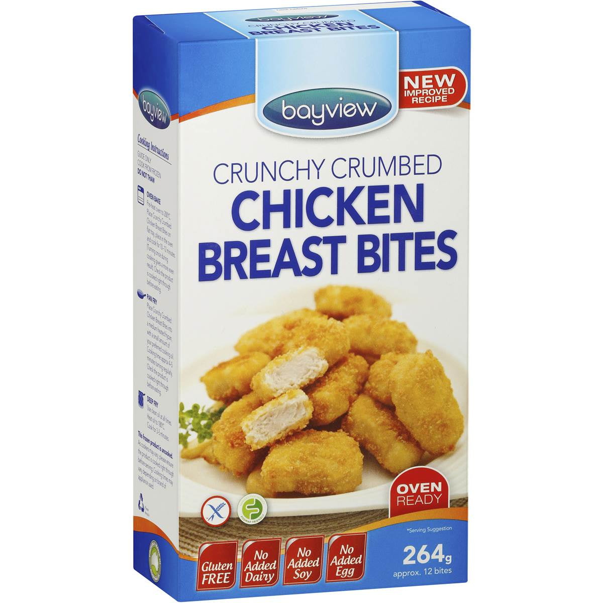 Bayview Crunchy Crumbed Chicken Breast Bites 264g