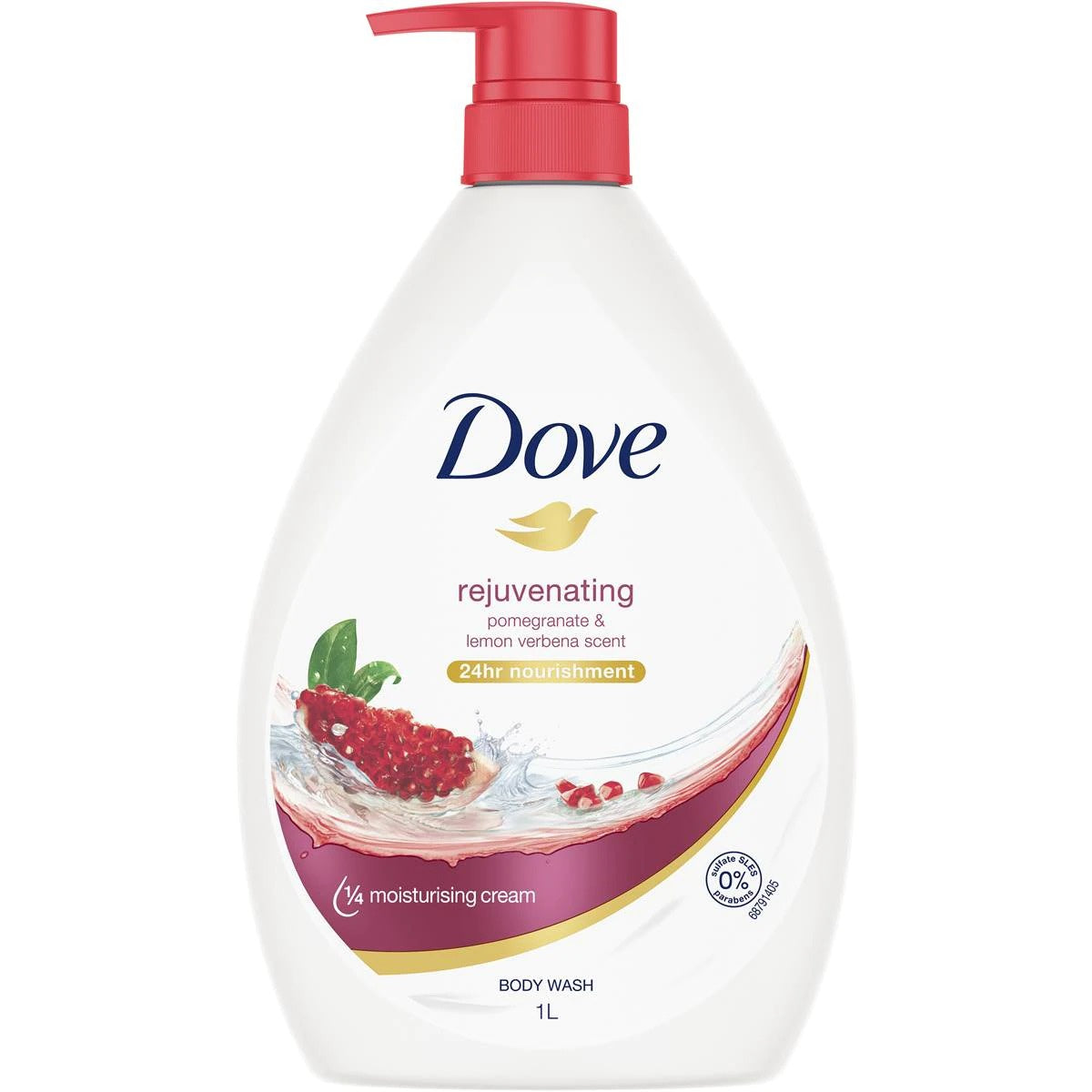 Dove Body Wash Pomegranate and Lemon Verbena 1L