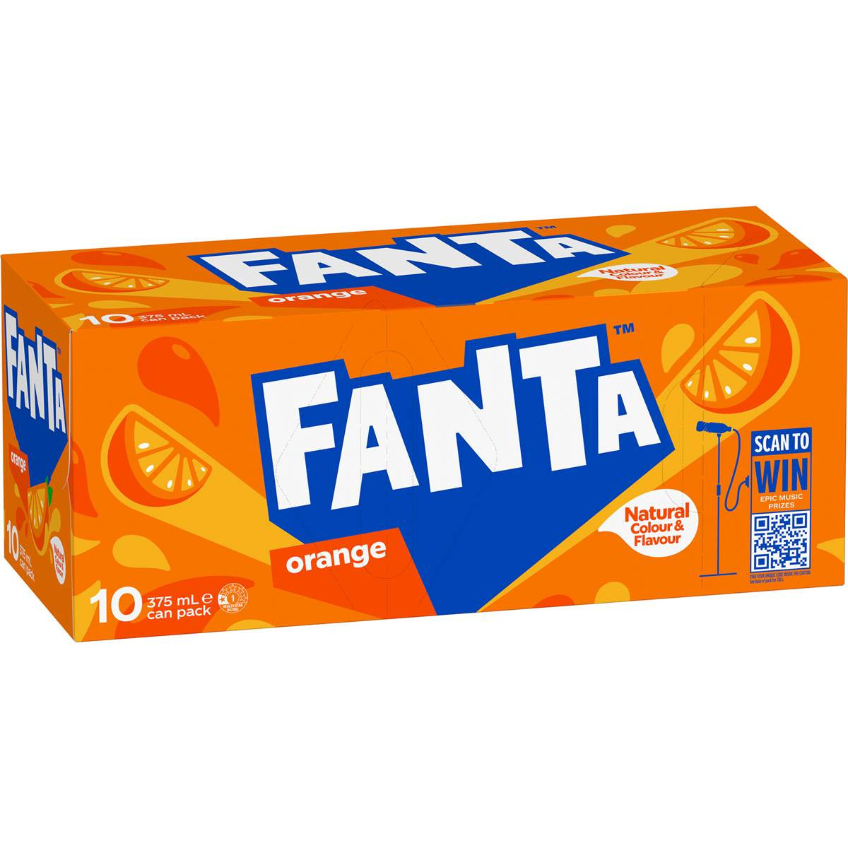 Fanta Orange 10 x 375ml